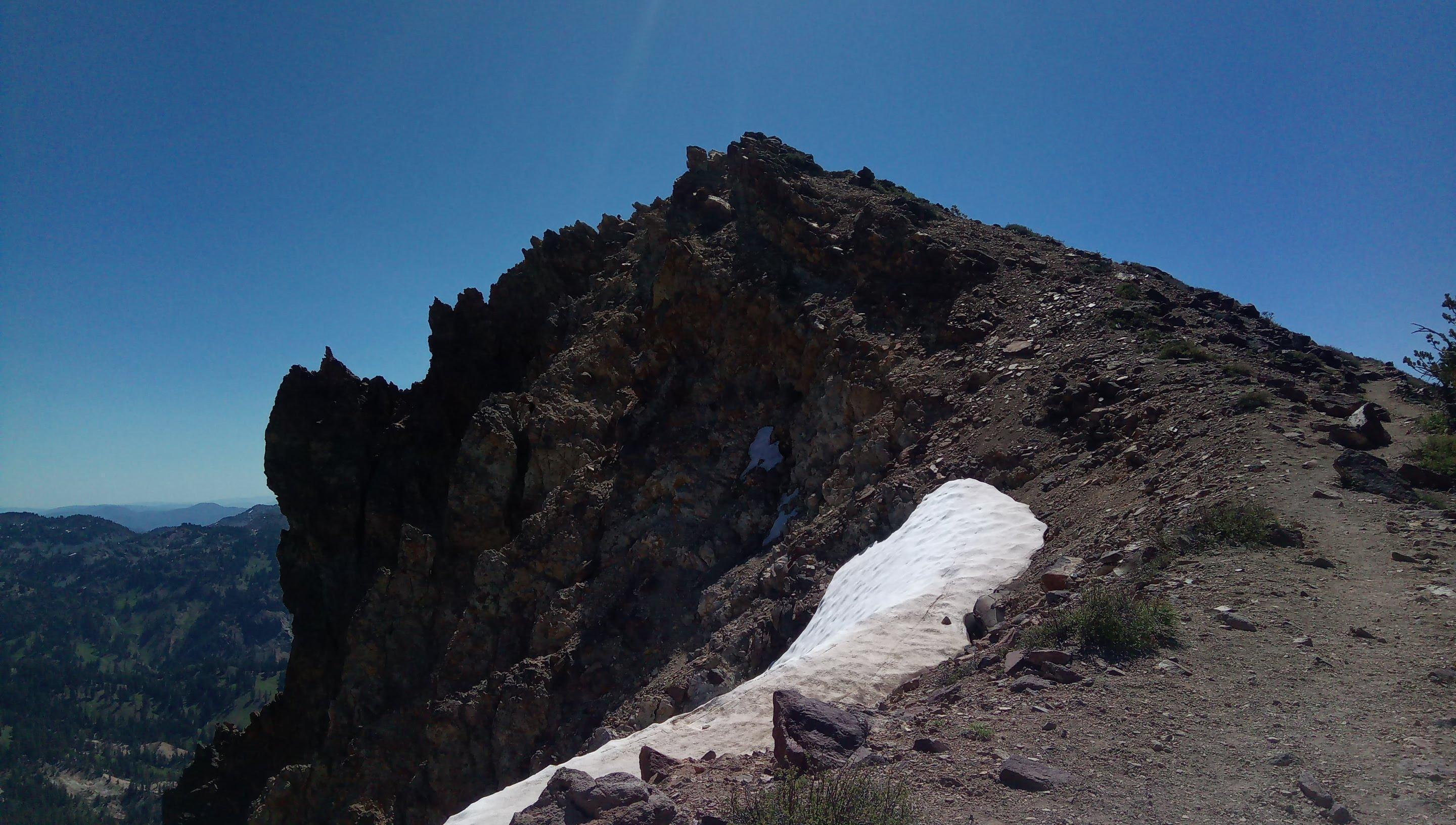 The summit of Brokeoff mountain